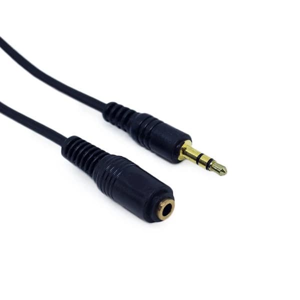 Cabo Extensor P2 Macho X P2 Femea Com 1.5 Metro Preto Para Fone de Ouvido M1005-1.5M