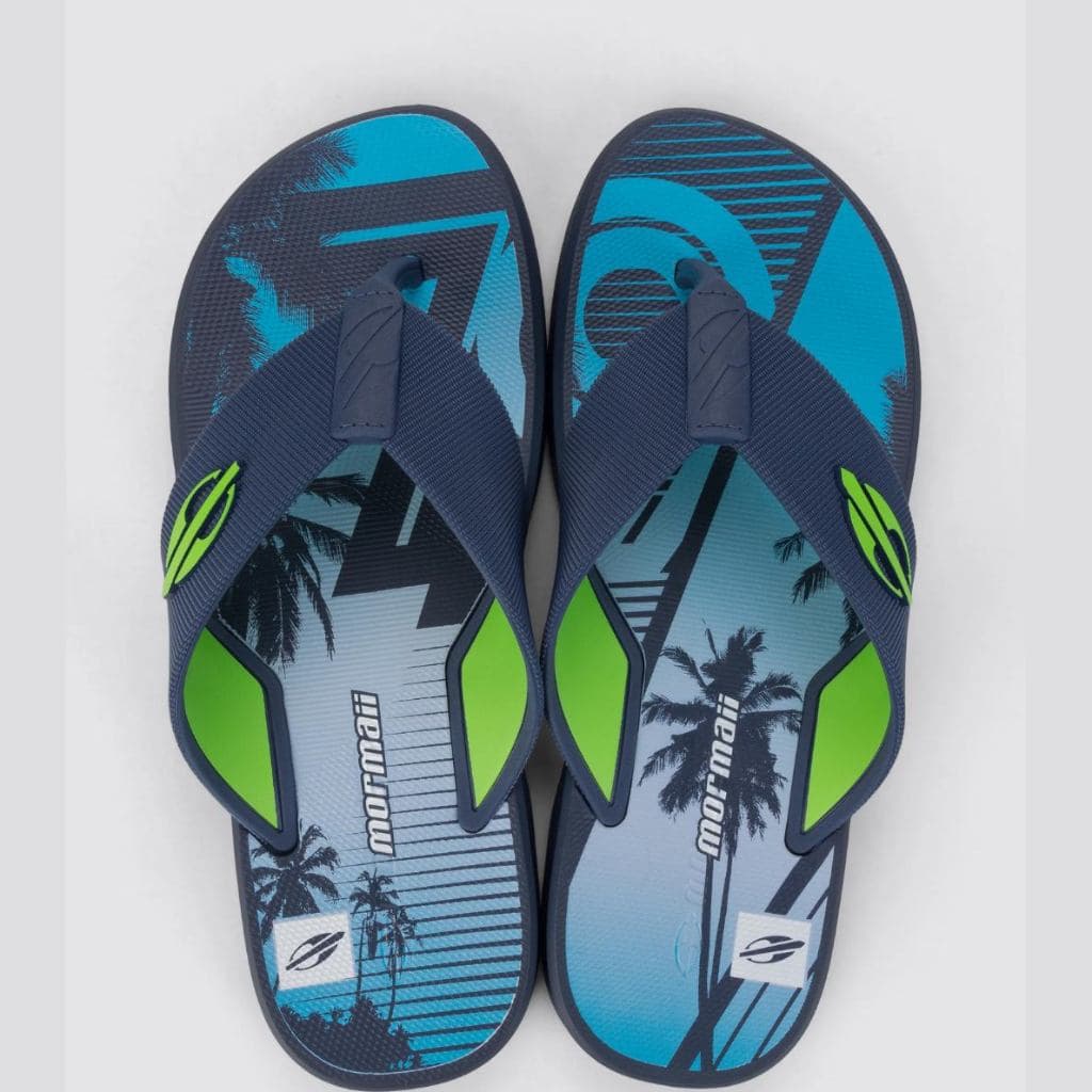 Chinelo Masculino Mormaii Original Wave II Dedo 12189 Azul Casual Conforto Adulto Sandália Homem