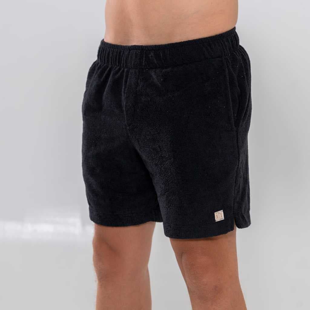 Short Praia Piscina Verão Atoalhado Preto Masculino – Estilo e Conforto no Dia a Dia