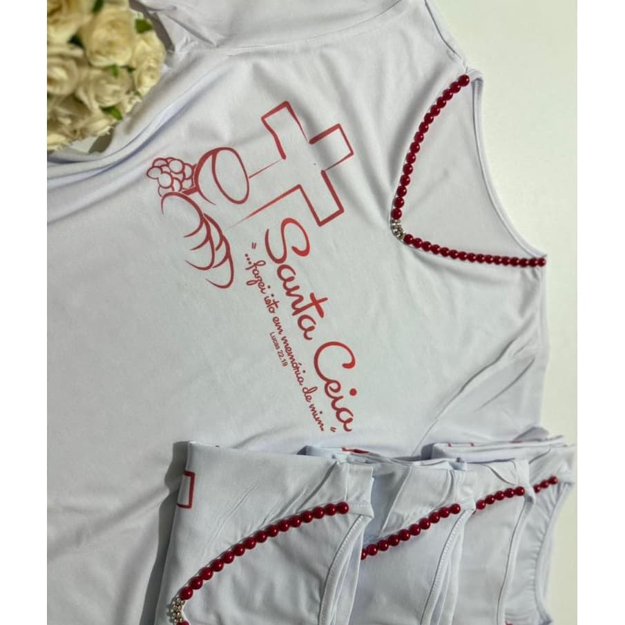 CAMISA SANTA CEIA/CIRCULO DE ORACAO/MINISTERIO INFANTIL/GRATIDÃO/JESUS/DEUS FEMININA ADULTA INFANTIL