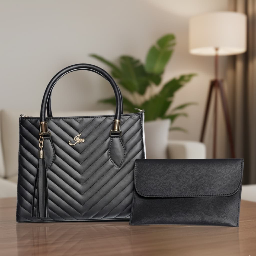 Bolsa Feminina Media com Alça Transversal com Carteira