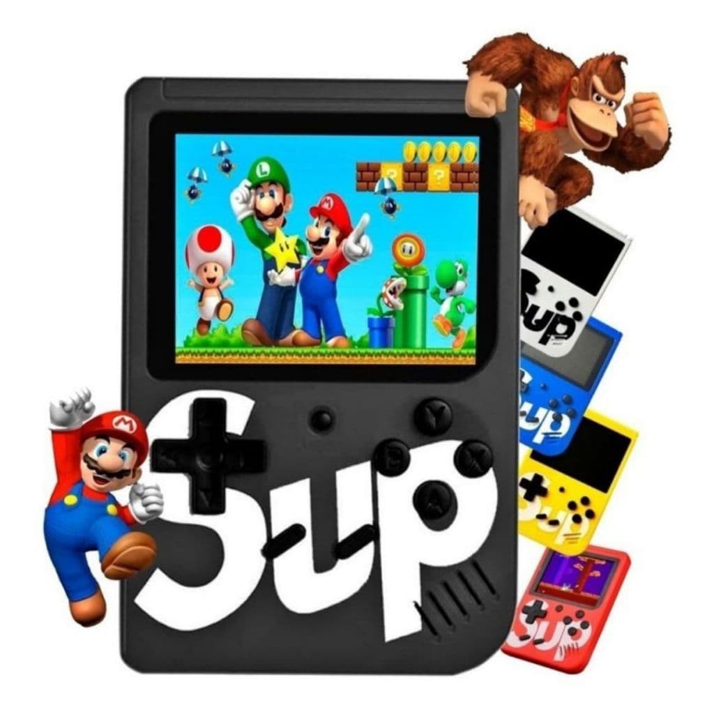 Mini Game Portátil Sup Game Box Plus 400 Jogos Vídeo Game Retrô Clássicos Conecta TV