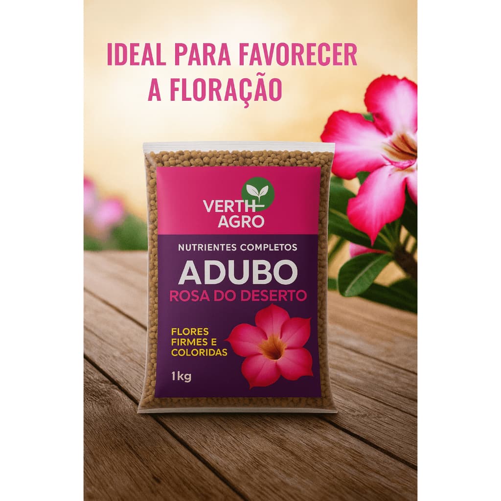 Adubo e fertilizante Para Rosa do Deserto Premium Verthagro