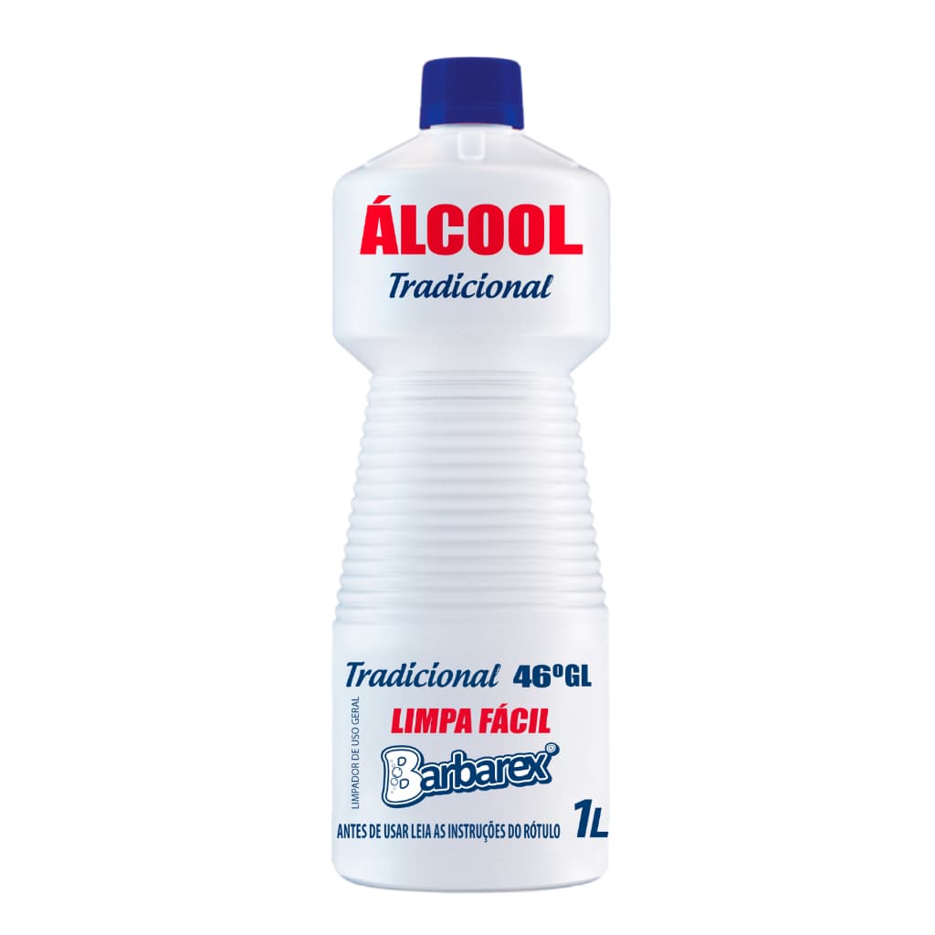 Limpa Base Álcool Tradicional 46 Gl Barbarex 1 litro