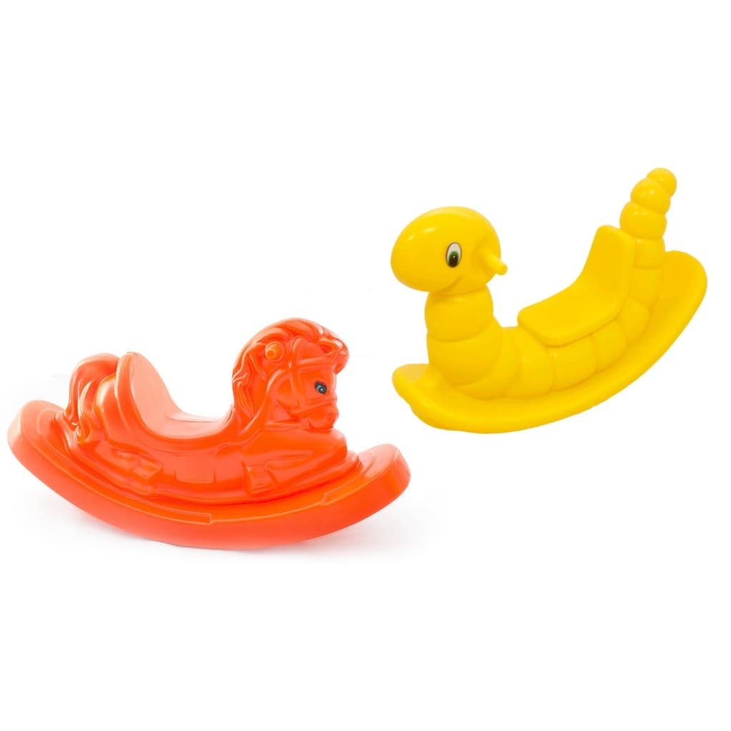 Kit Gangorra Infantil Cavalinho + Nhoca Brinquedo Meninos e Meninas