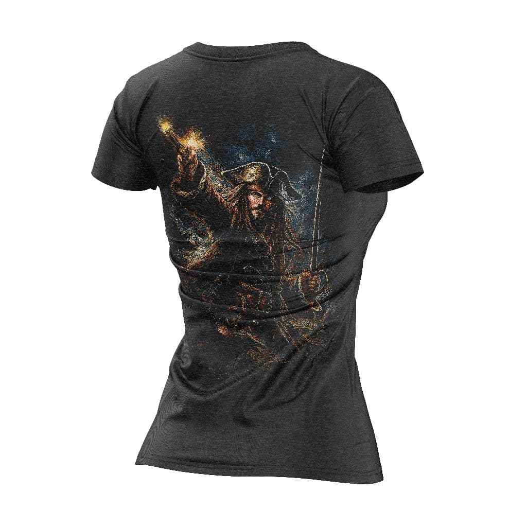 Camiseta Feminina Piratas Do Caribe Algodão Premium