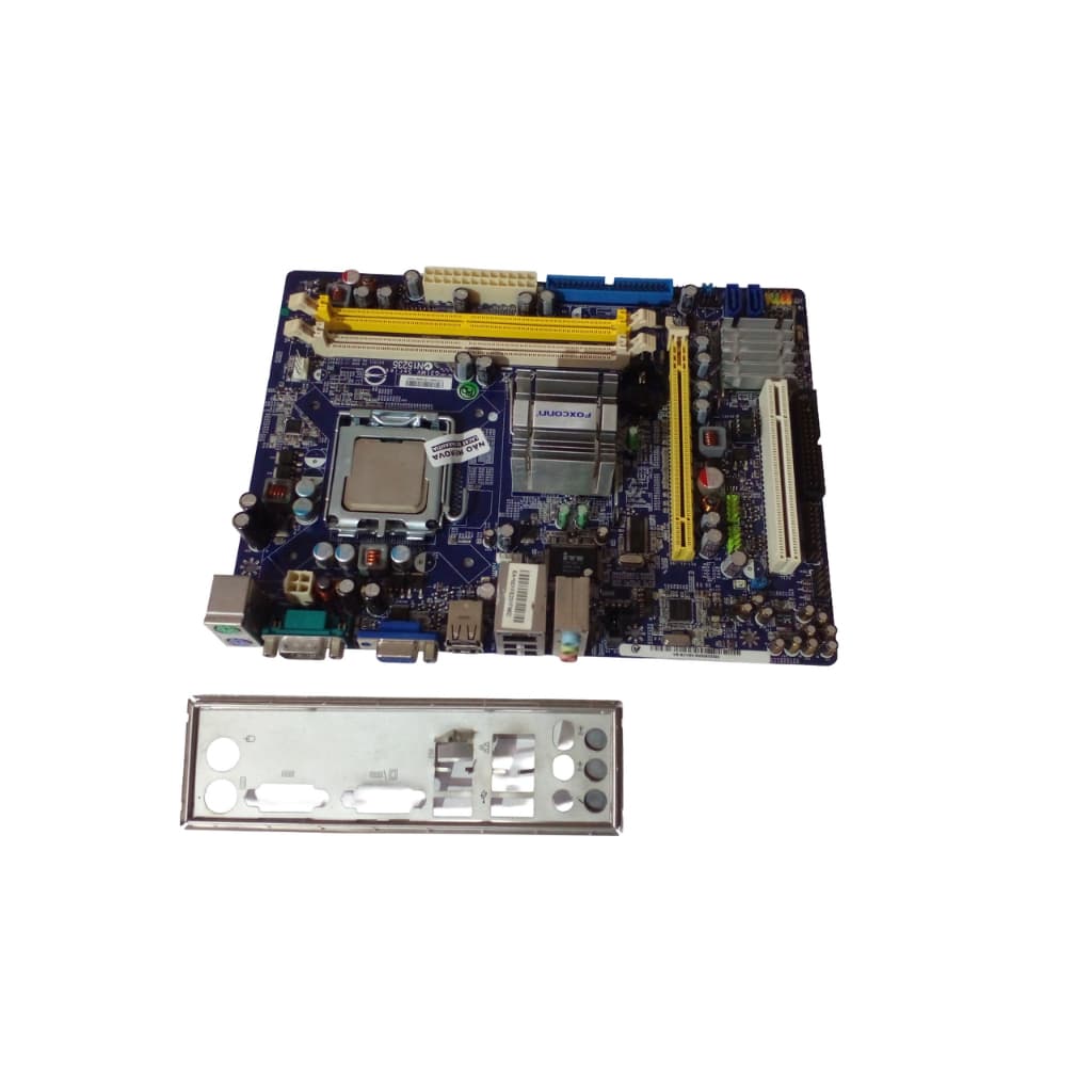Placa Mãe Foxconn G31MV DDR2 Sata 2 PCIe x16 + Pentium 2,93 Ghz 775