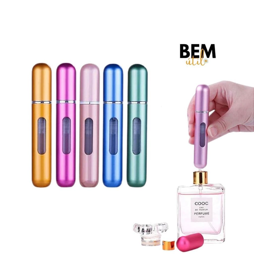Mini Frascos De Perfume Portátil De 5ml Bomba Recarregável Spray