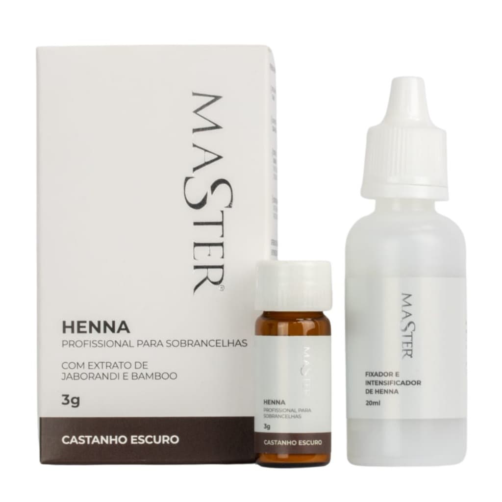 Master Elite - Henna Sobrancelhas Castanho Escuro 3g Designers