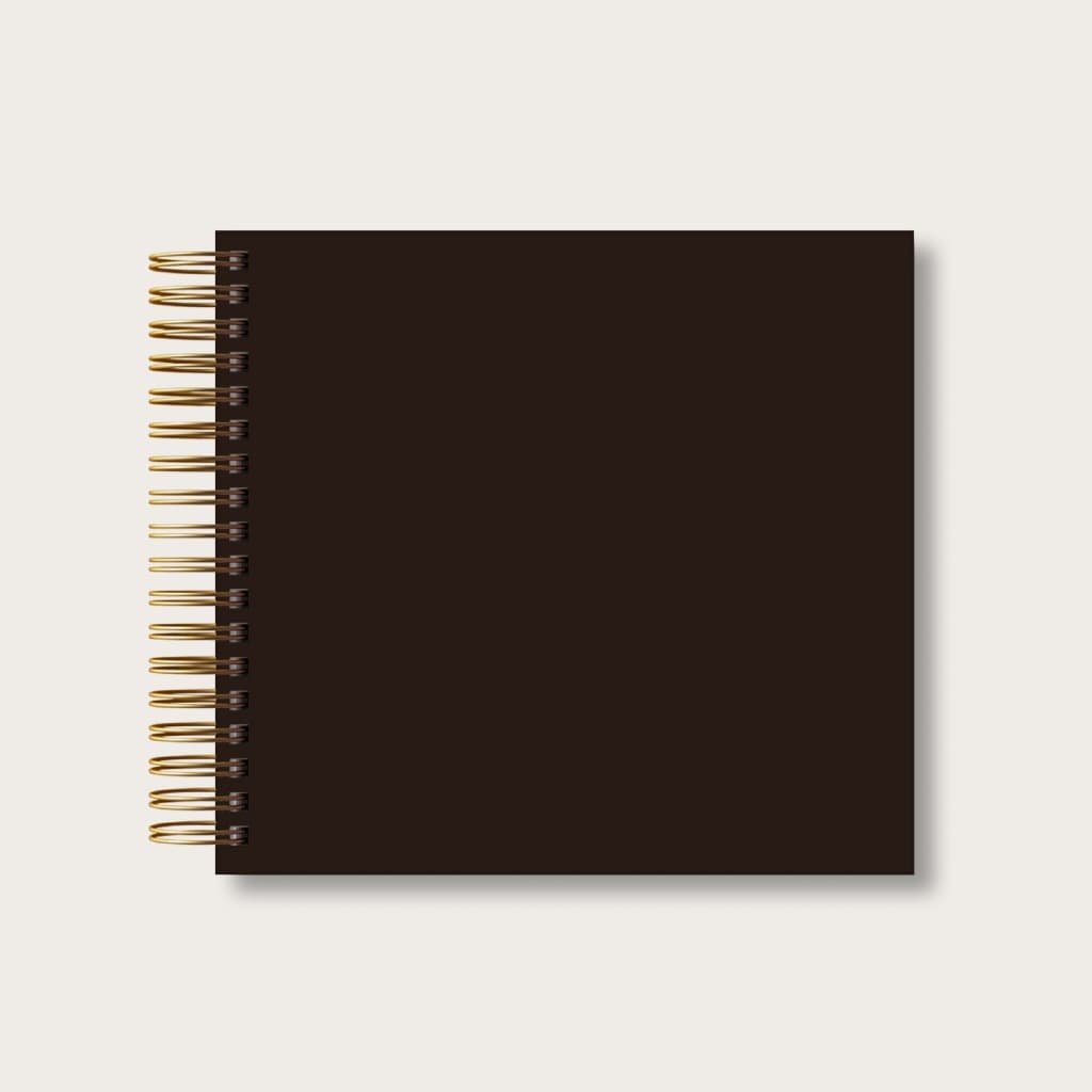 Caderno para Scrapbook 22 x 24 Café