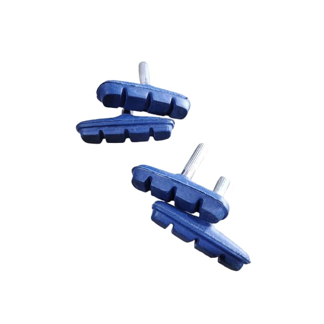 2 Pares Sapata Freio Vbrake Pino Azul Lisa Mod WS 409-3