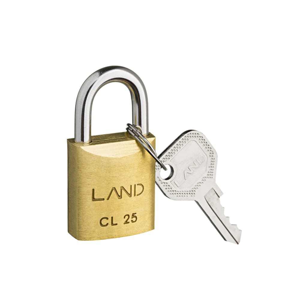 Cadeado LAND 25mm com 2 chaves