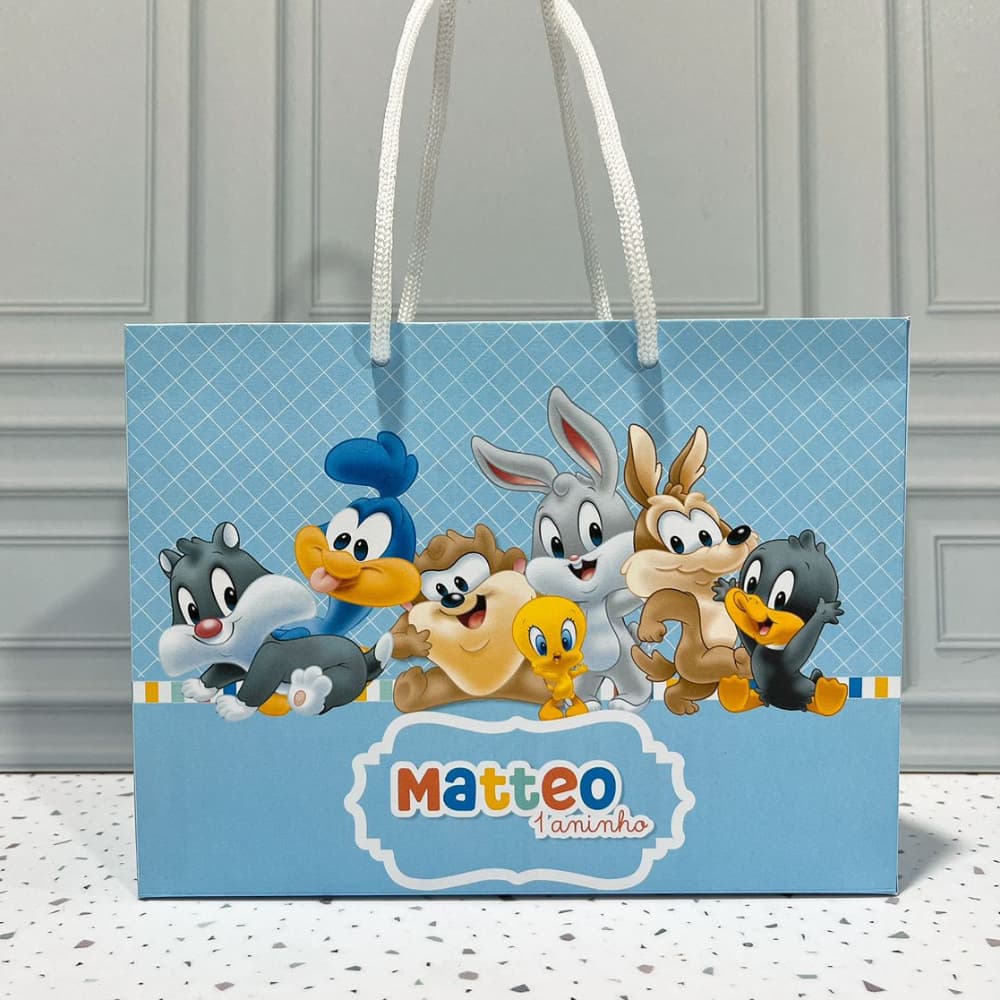 Sacolinha Personalizada - Pegue e Monte -  19,8 (L) x 14 (A) x6,2 (P)