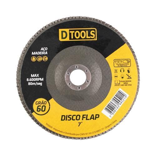 Disco Flap 4,5 Grão 60 Dtools