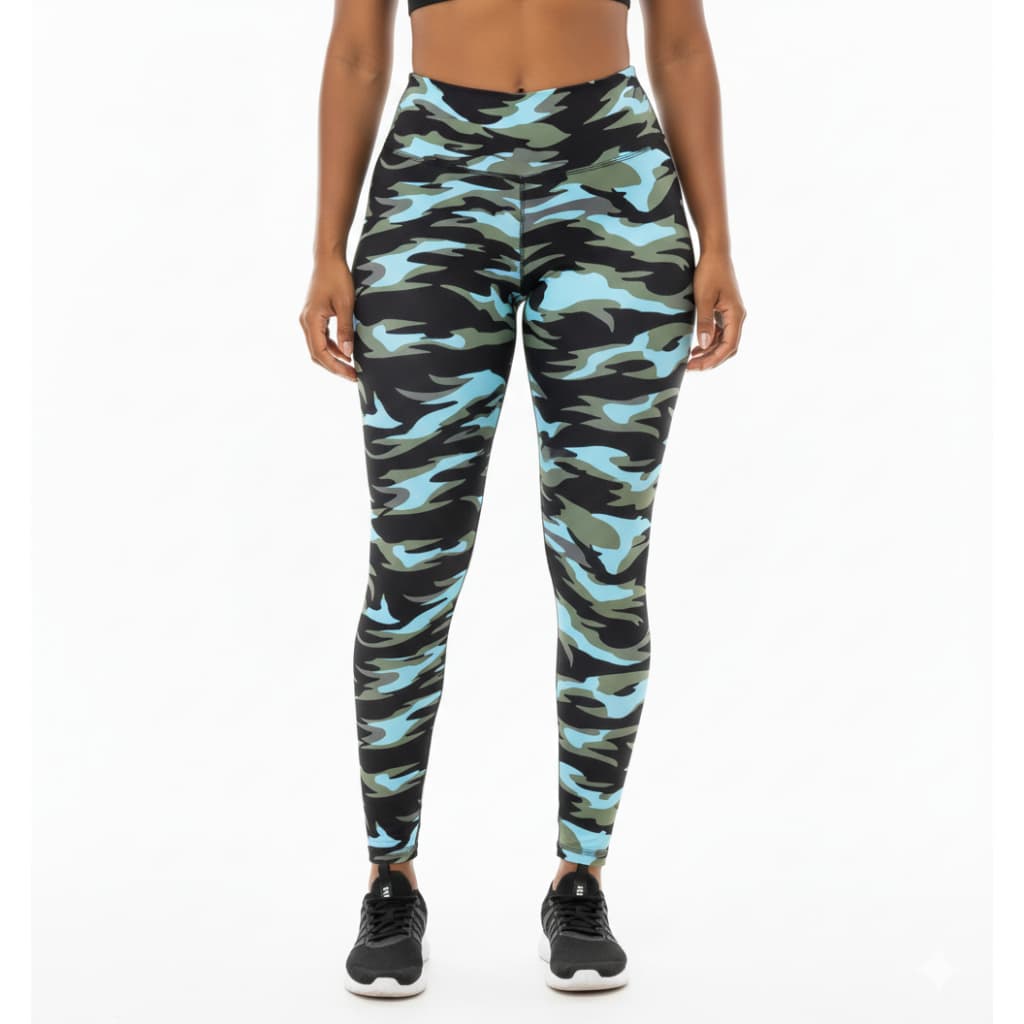Legging Fitness Estampada Cós Alto | Zero Transparência Academia | Calça Legging Premium Feminina