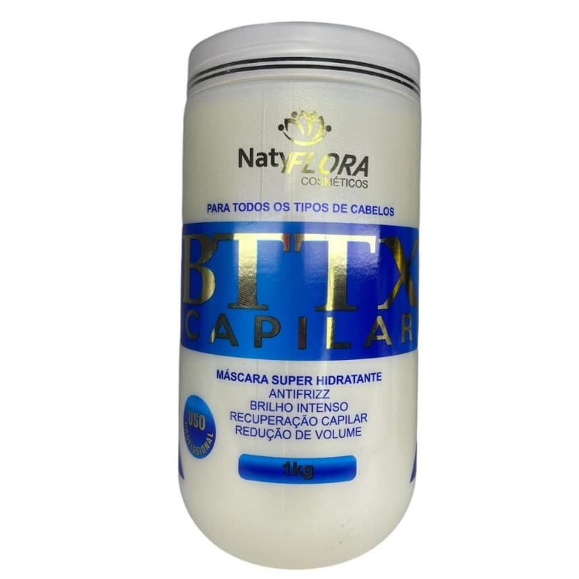 Bttx  Capilar 0% Formol Antifrizz e Brilho Intenso 1kg NatyFlora