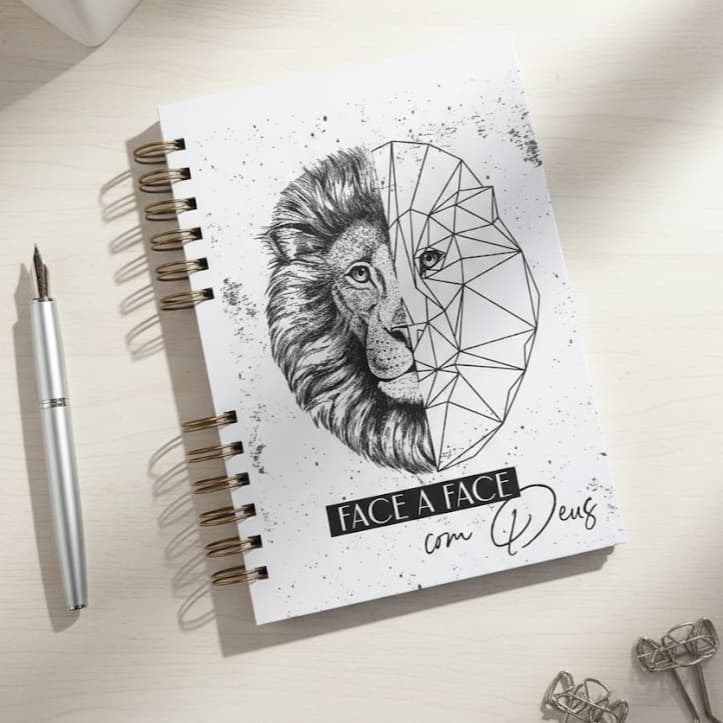 Caderno Devocional de Oração Masculino - Face a Face com Deus