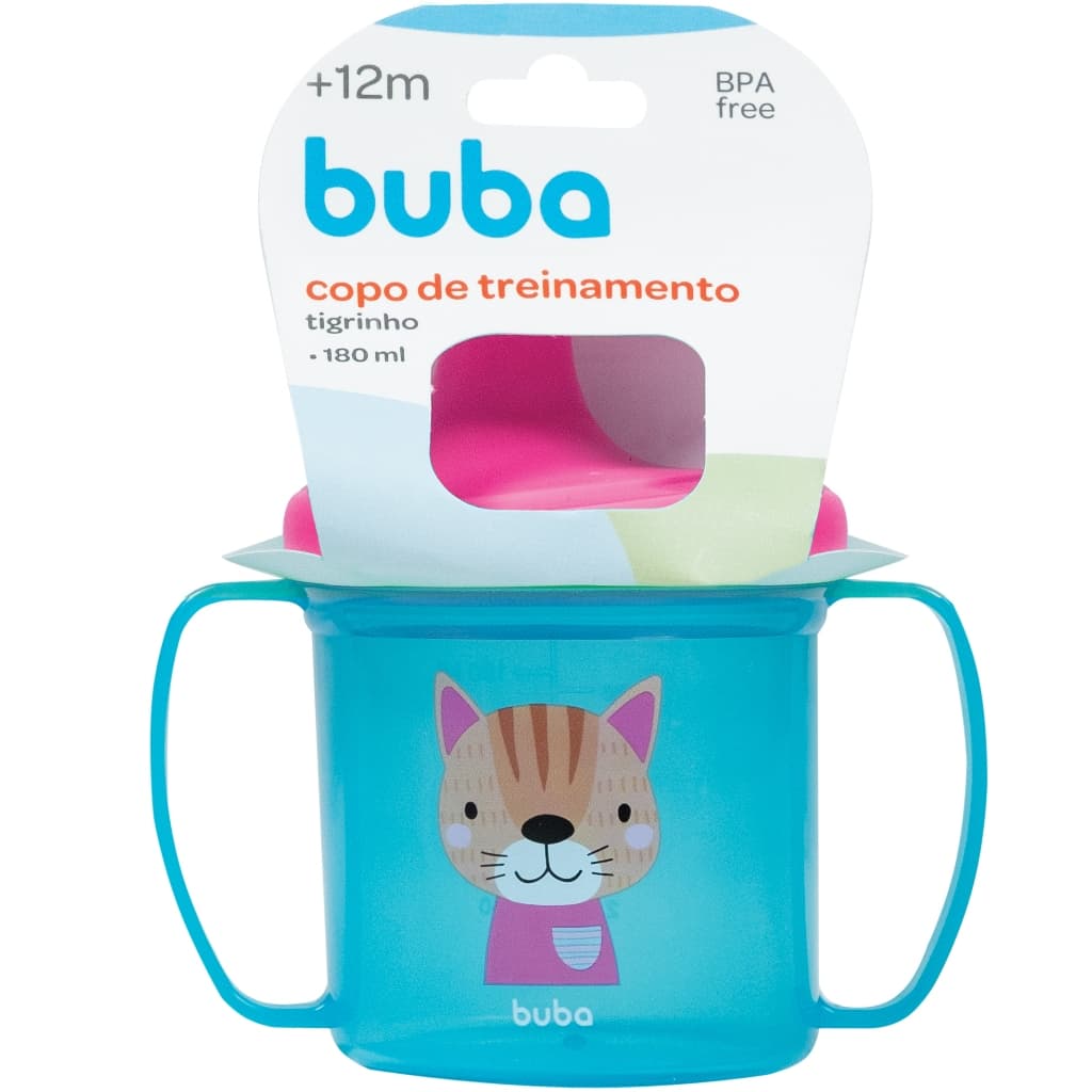Copo De Treinamento Gatinho Buba Para Bebês