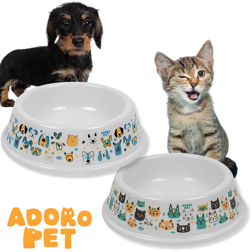 Comedouro para Cachorro Pequeno 250ml Melamina Redondo Premium e Super Higiênico