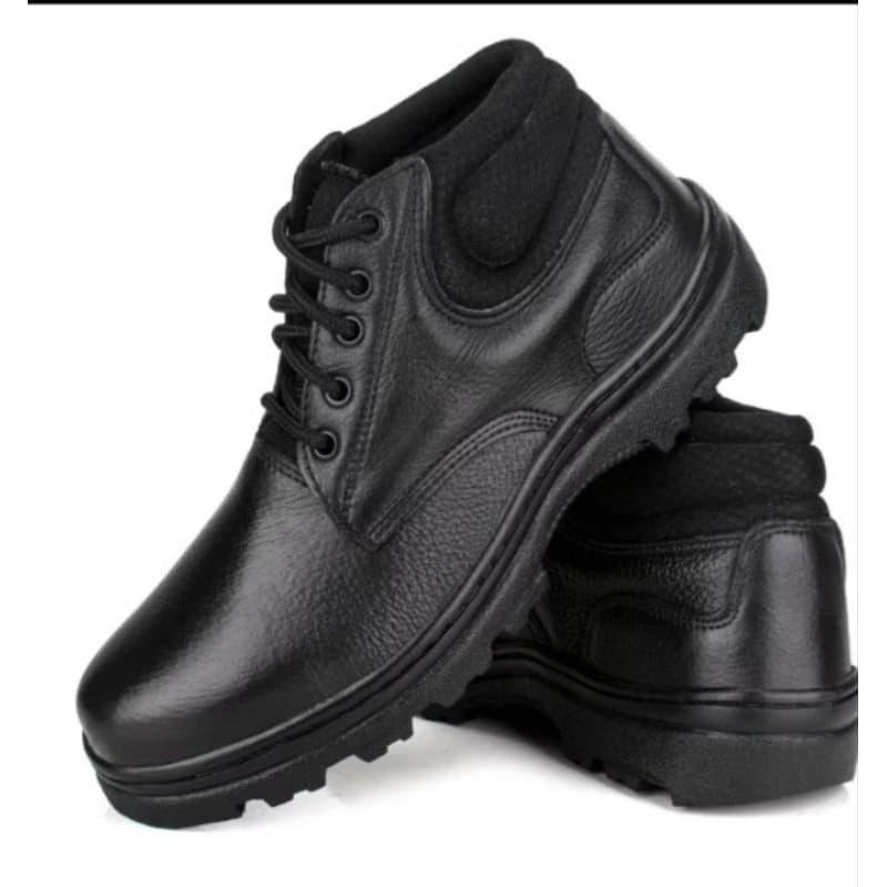 bota coturno couro legítimo