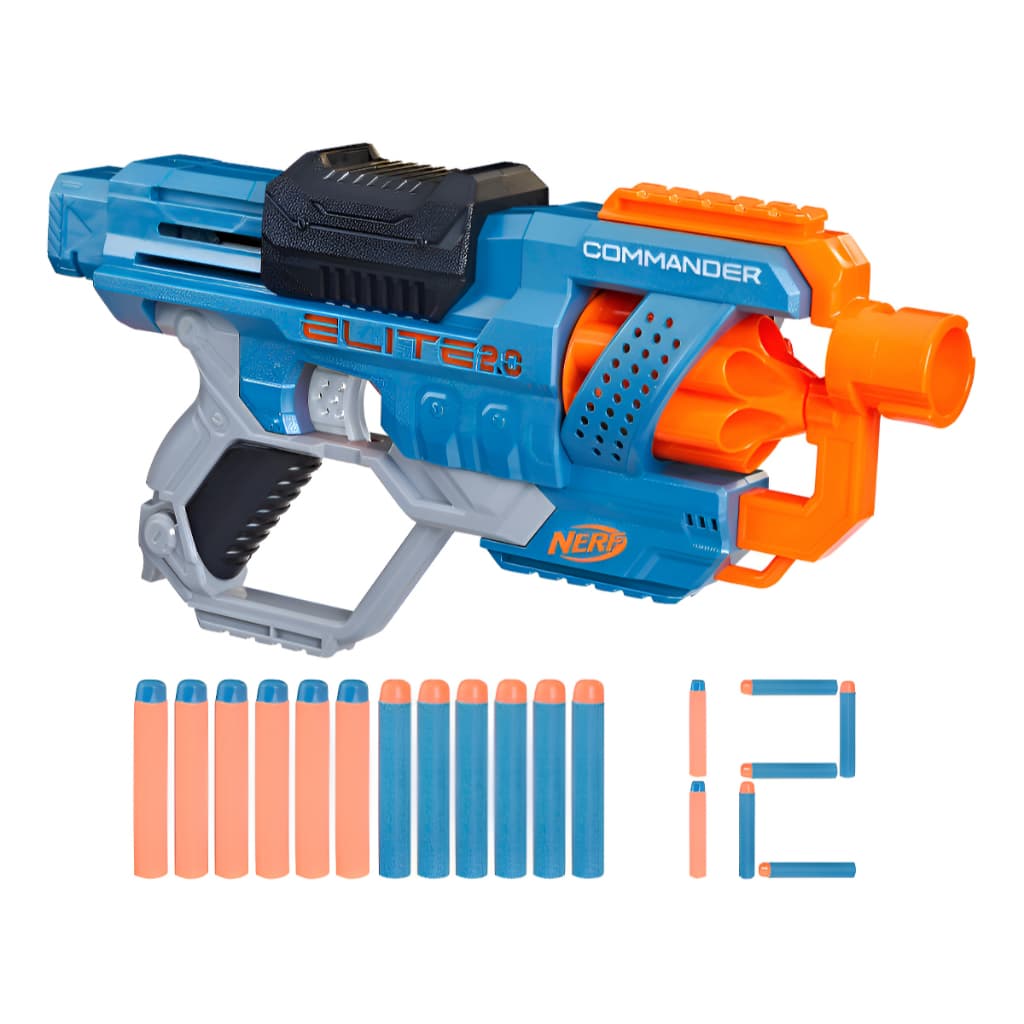 Nerf Elite 2.0 Commander Rd 6 Lançador de Dardos Hasbro E9962