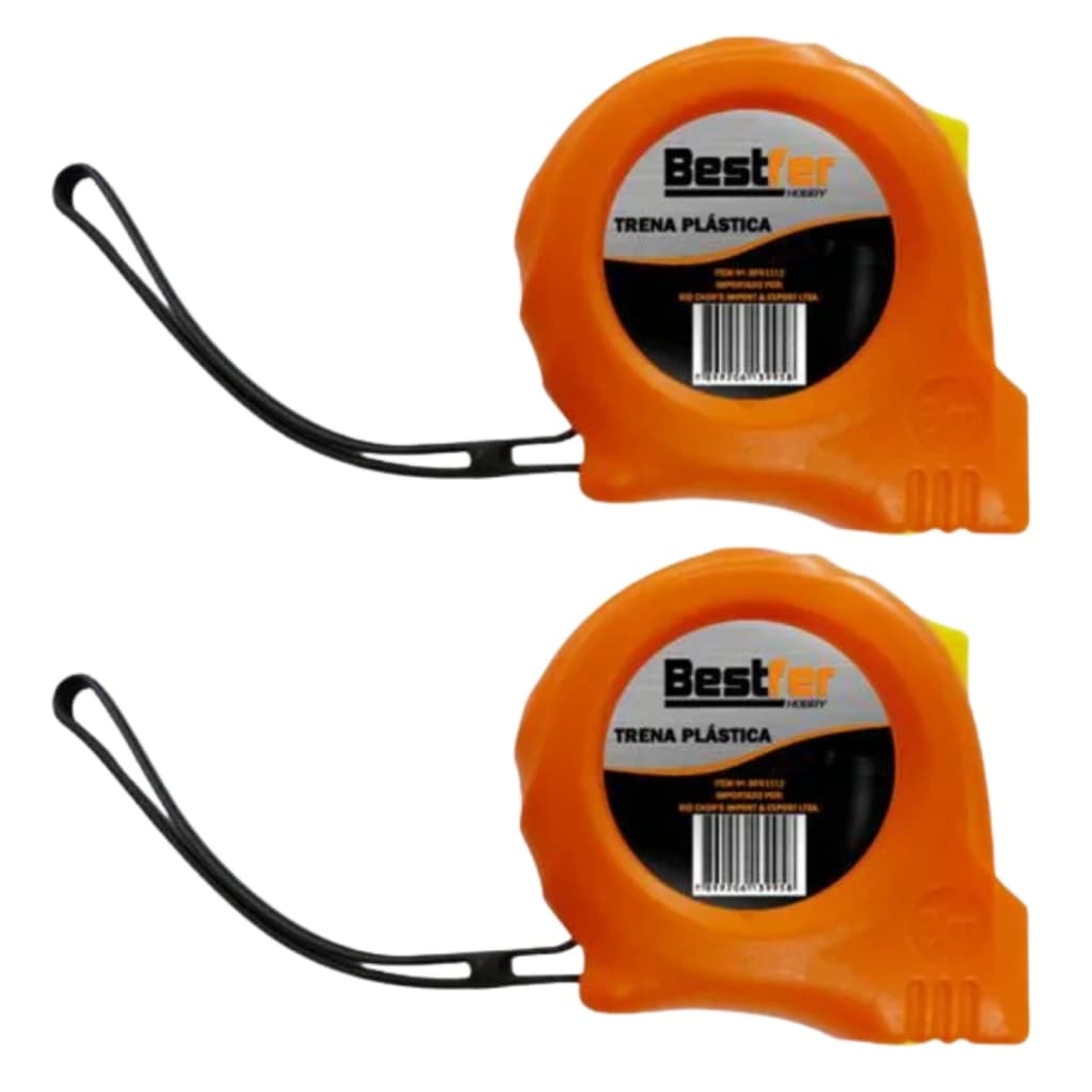 Trena Plástica Automática Ergonômica Com Trava 2un 2mx16mm