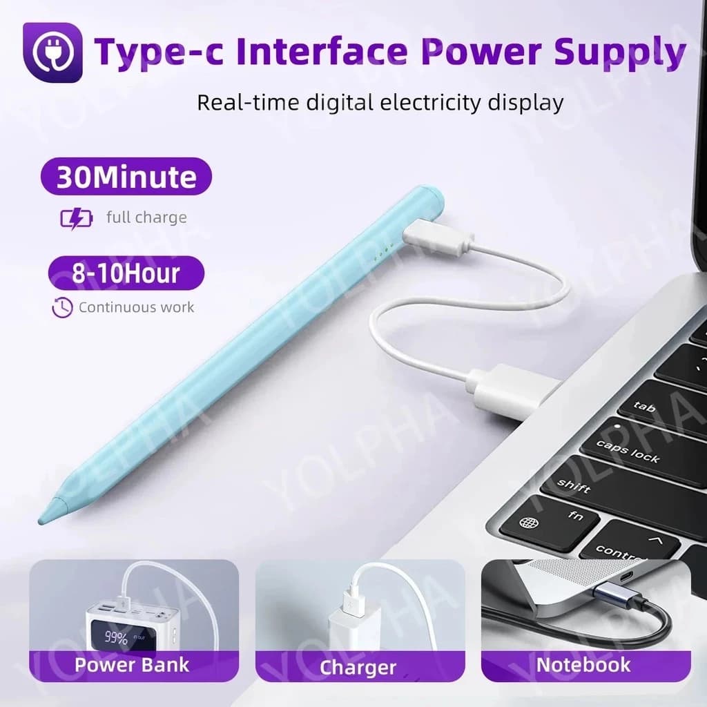 Caneta Stylus 2259 Para Apple Pencil 2-Compatível Com iPad 2018-2023 E Air 5