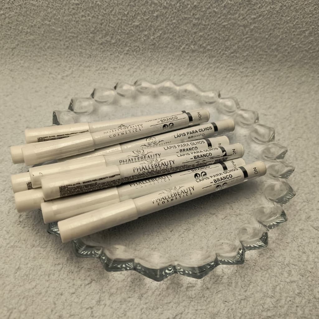 🤍 Lápis para Olhos Branco Phallebeauty – Alta Pigmentação e Longa Duração