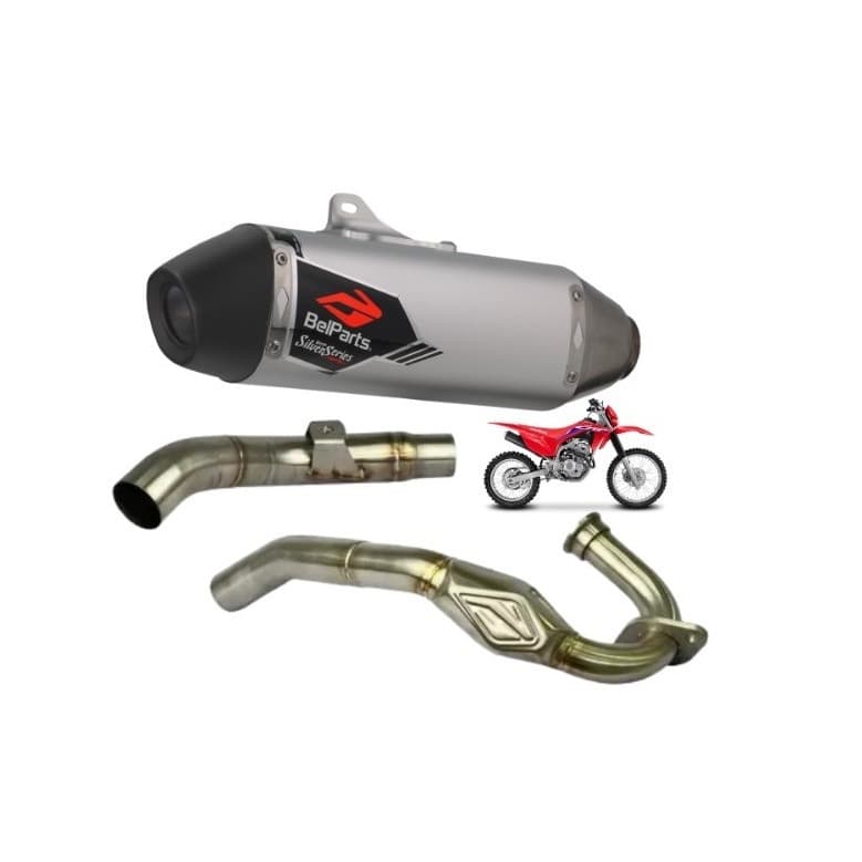 Escapamento Belparts Crf250f Silver Series Especial Edition HONDA LANÇAMENTO