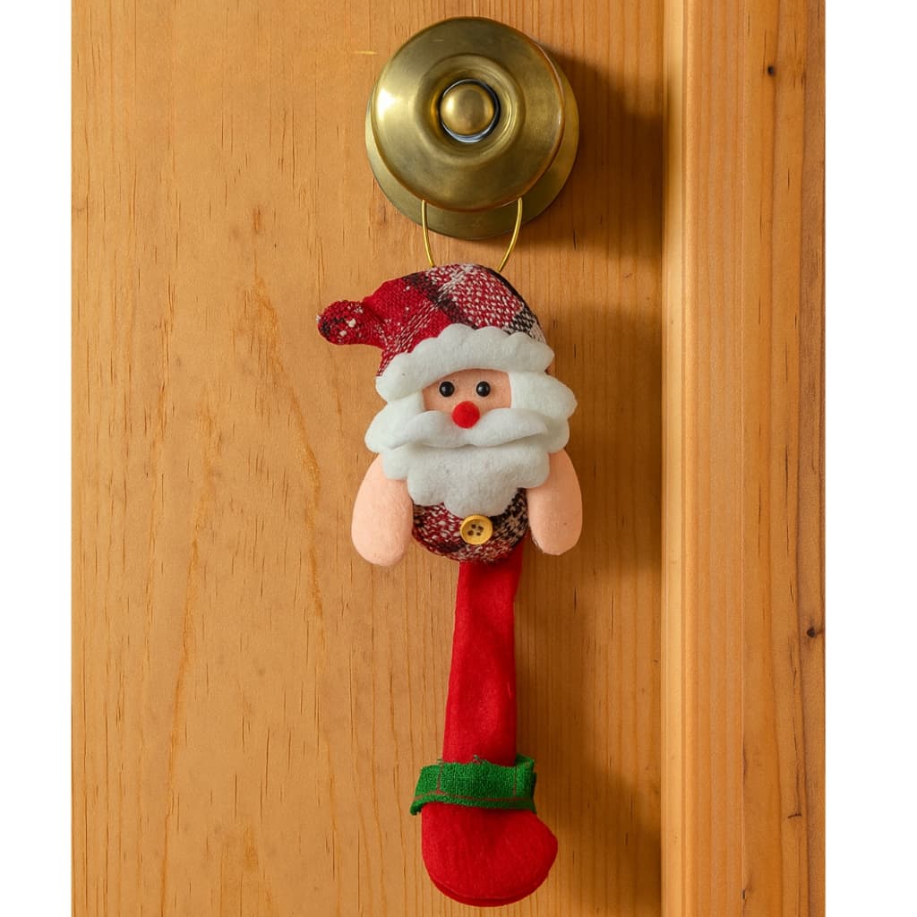 Enfeite de Porta Natalino com Personagens Papai Noel Rena Boneco de Neve Decoração Natal