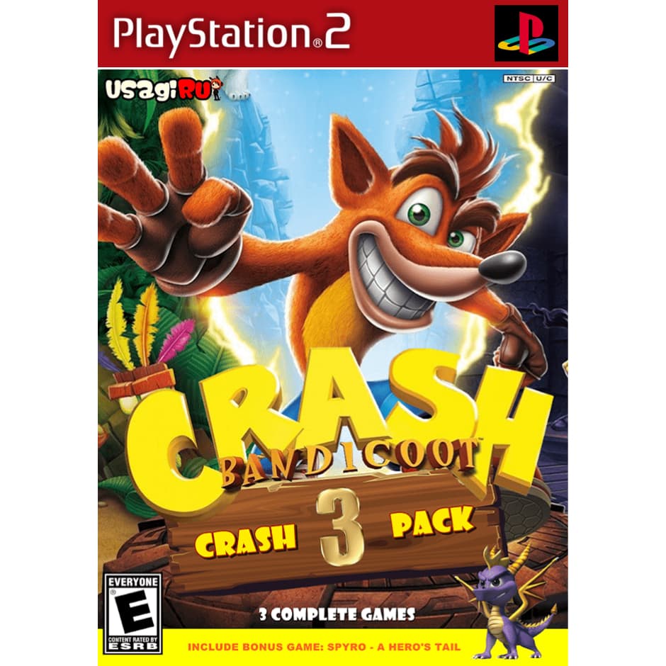 Crash Collection Pack 3 em 1 - (Repro Game) Playstation 2