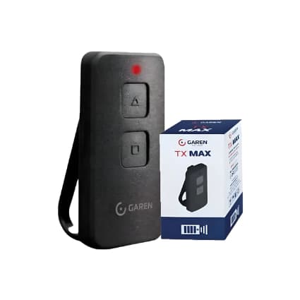 CONTROLE REMOTO PORTÃO TX MAX GAREN PPA, RCG, AGL, ACTON, IPEC, OMEGA SAT