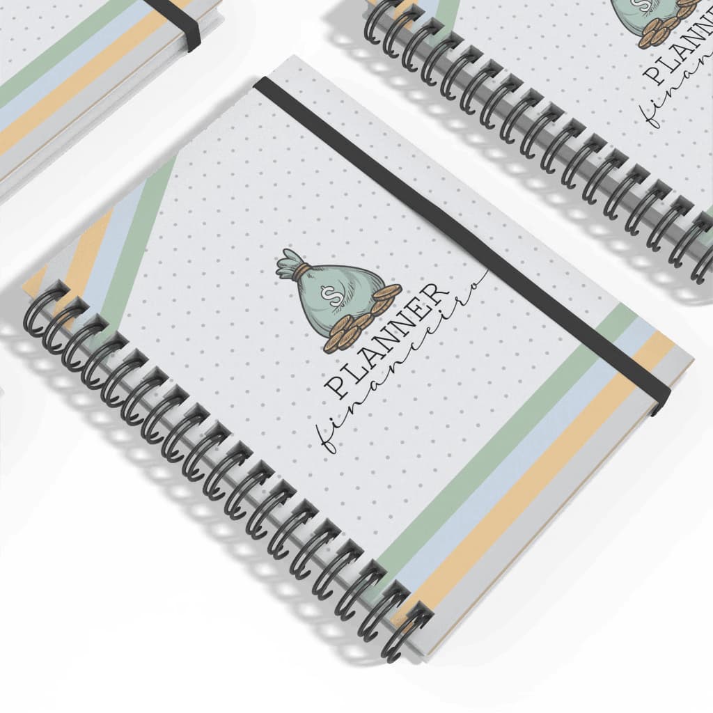 Planner Financeiro - Caderno Financeiro - Capa Dura Moeda Verde