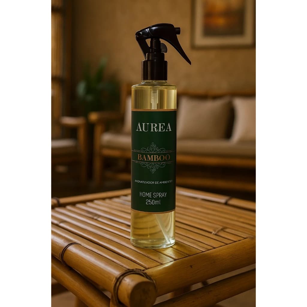 Home Spray Bamboo - AUREA - 250ml - Aromatizador de Ambiente, Casa, Carro e Tecido - Fragrancia Envolvente - Requintada