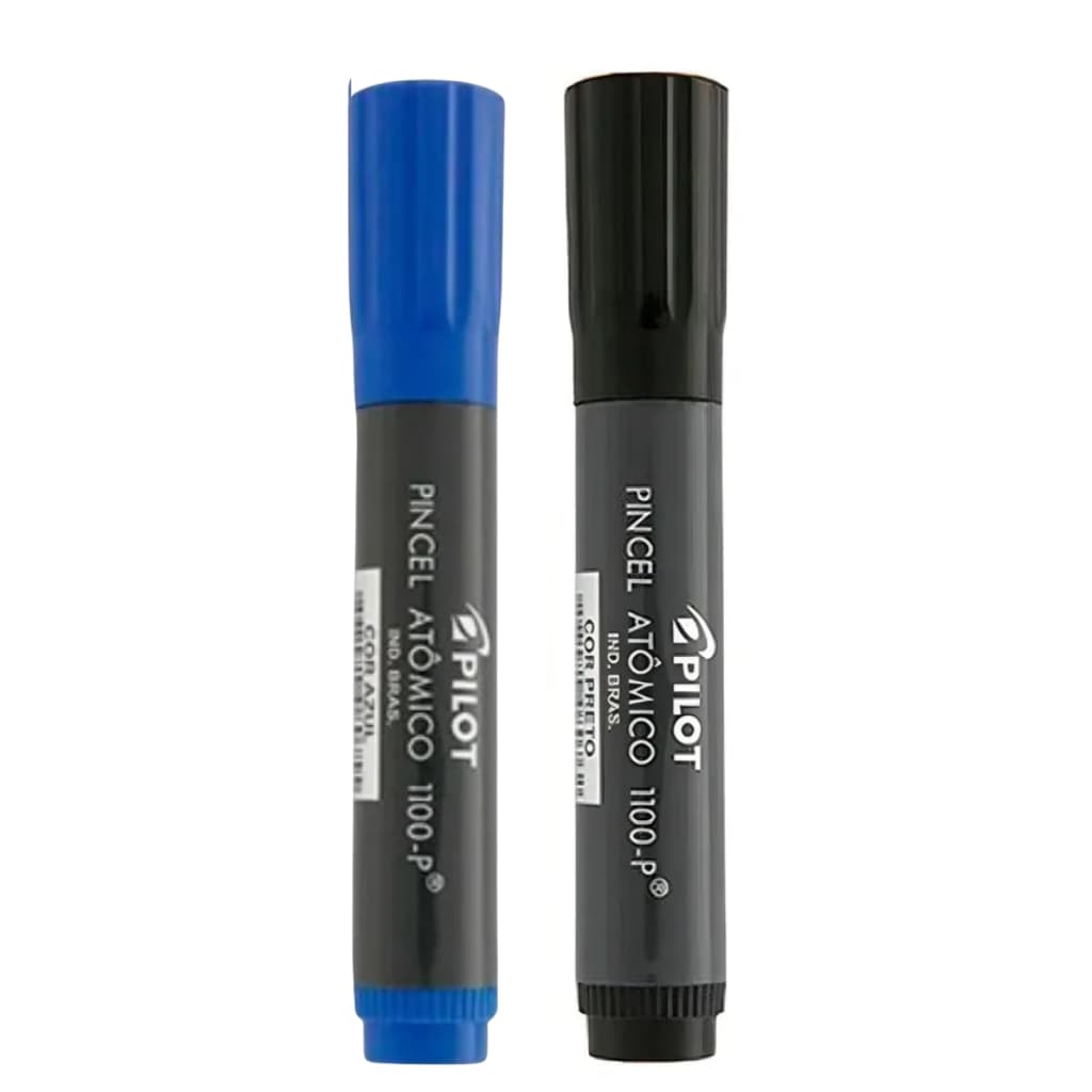 Kit Com 02 Pincel Pilot Pincel Atômico 1100-m