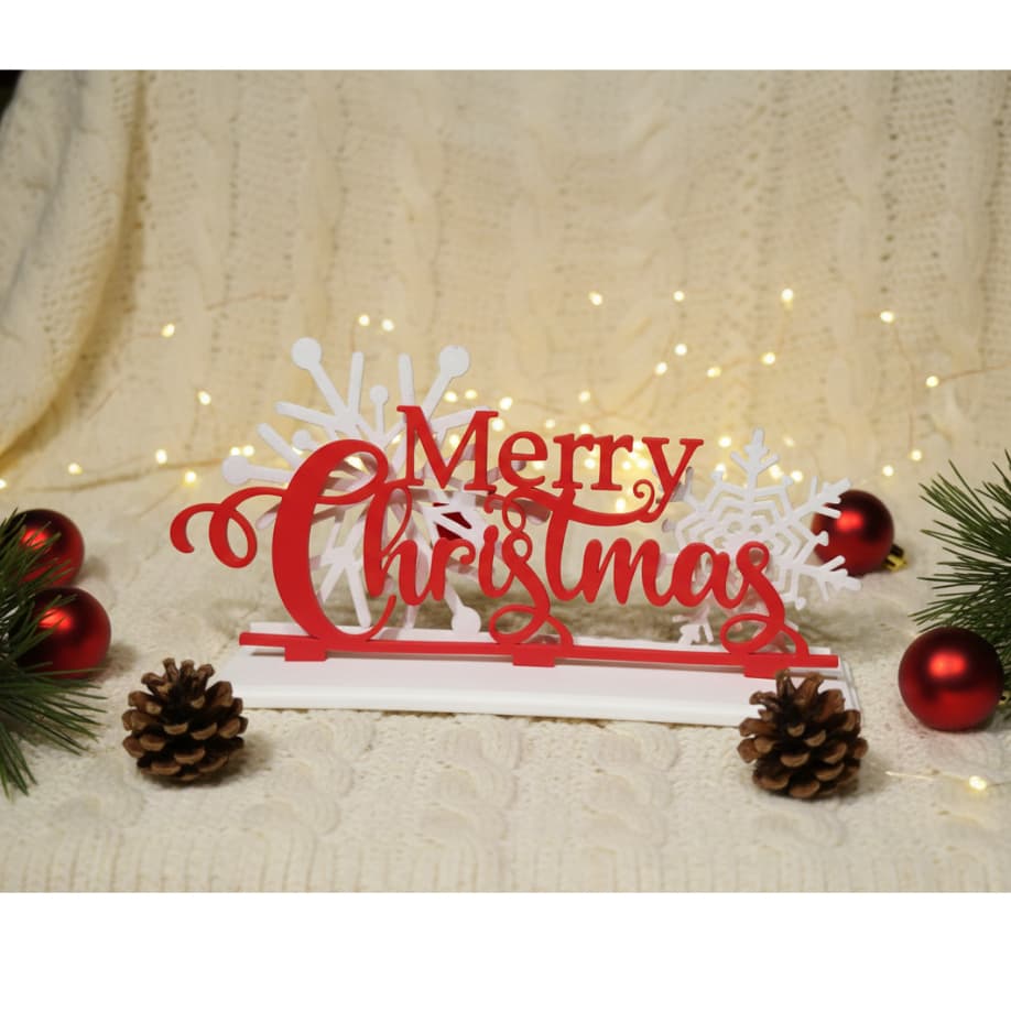 Enfeite de Natal Merry Christmas Natalina Casa Decoração Papai Noel