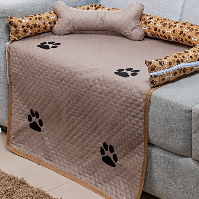 Protetor de Sofá / Cama PET Com zíper Lavável Tamanho Grande