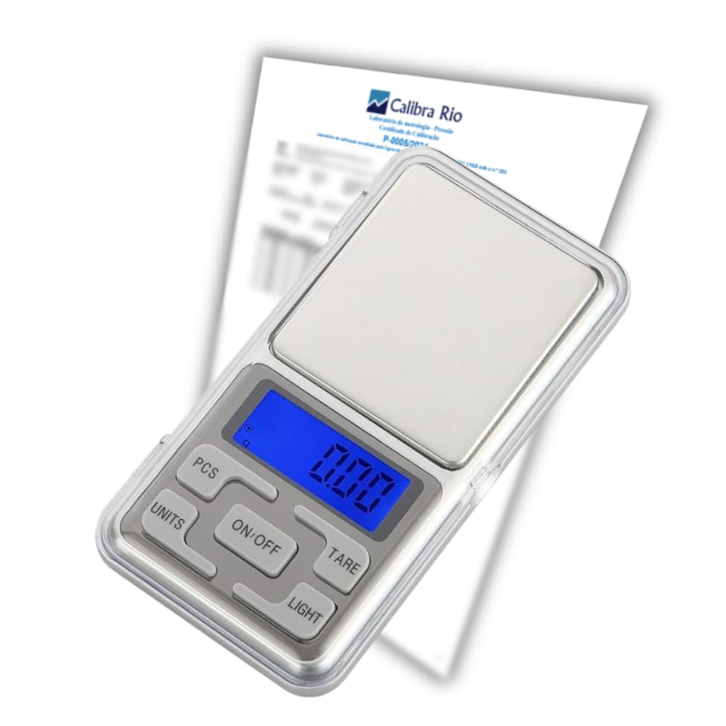 balança de precisão digital de até 500g