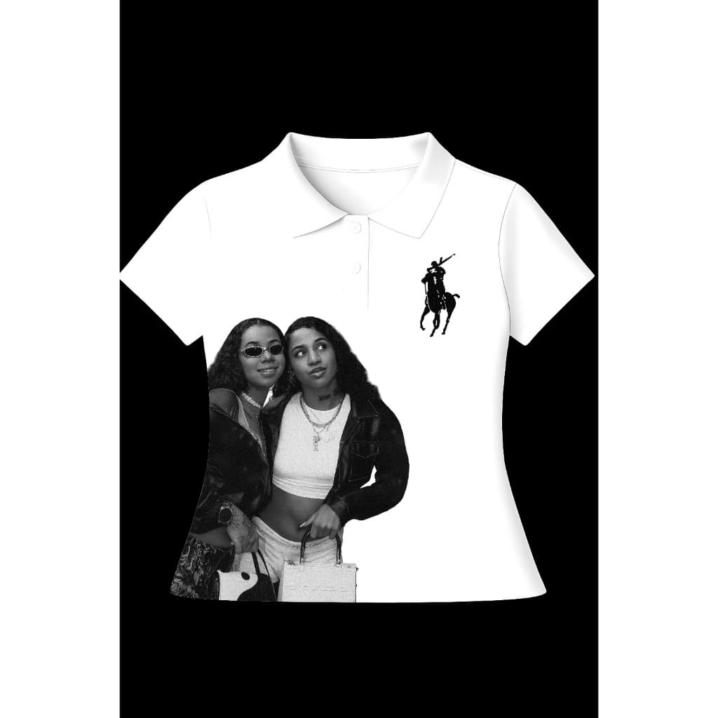 Camisa Polo Feminina Tasha e Tracie Streetwear Casual Algodão