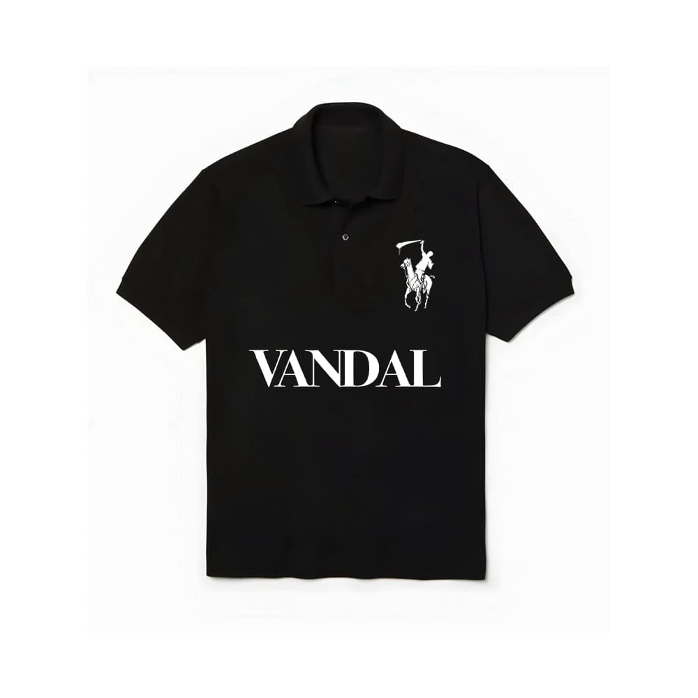 Polo Masculina Vandal Grafitti Pixo Arte Urbana Pixação Algodão Streetwear