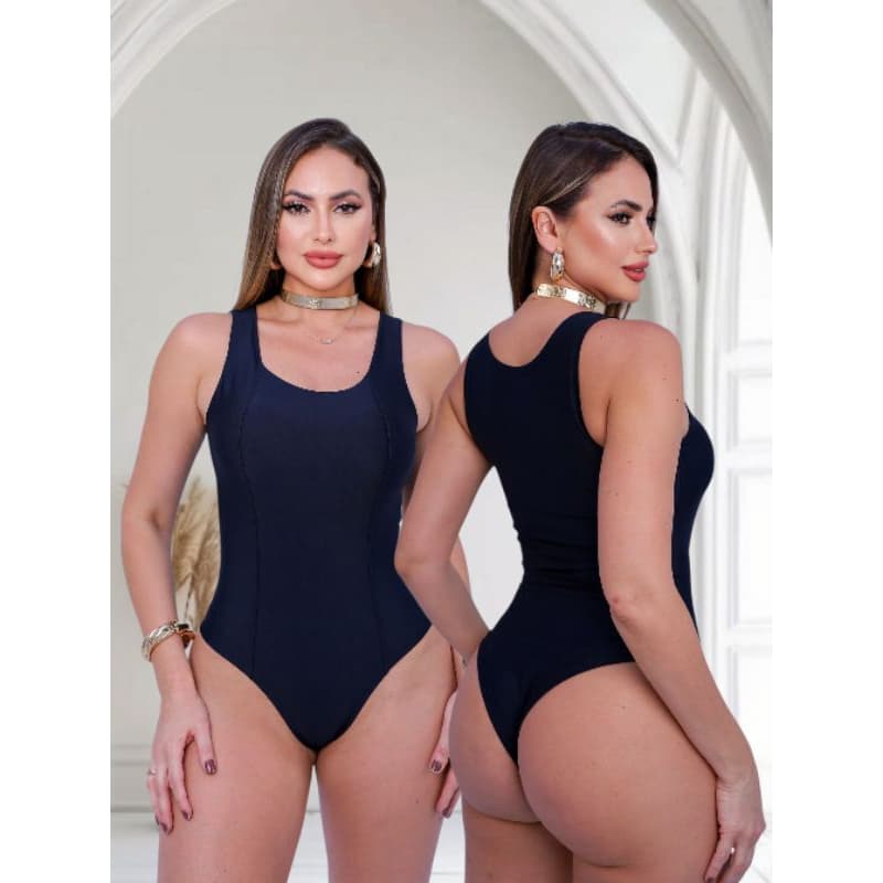 Body Feminino Regata Com Bojo alta elasticidade