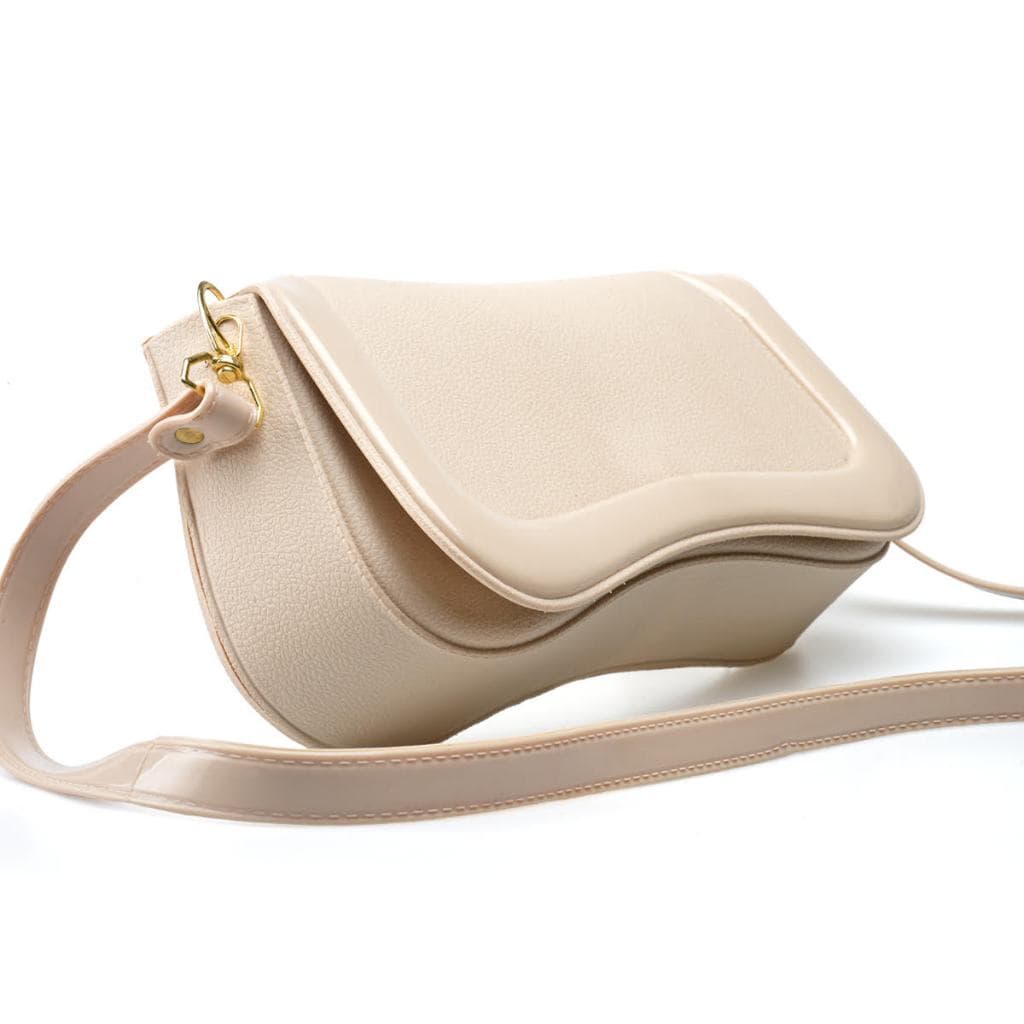 Bolsa de Ombro Feminina Transversal em PVC Impermeável com Alça Removível – Moderna e Estilosa