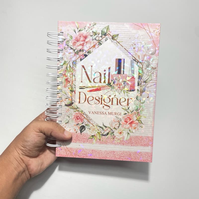 Agenda de Manicure 2026 Personalizada com Nome | Agenda Nail Design Profissional, Agendamento