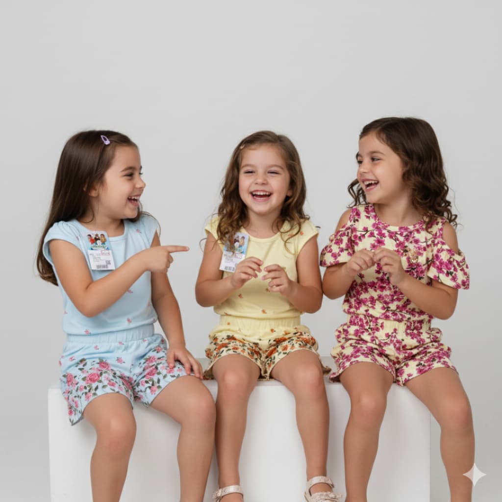 Macaquinho Infantil Menina Camomila Estampa Variadas
