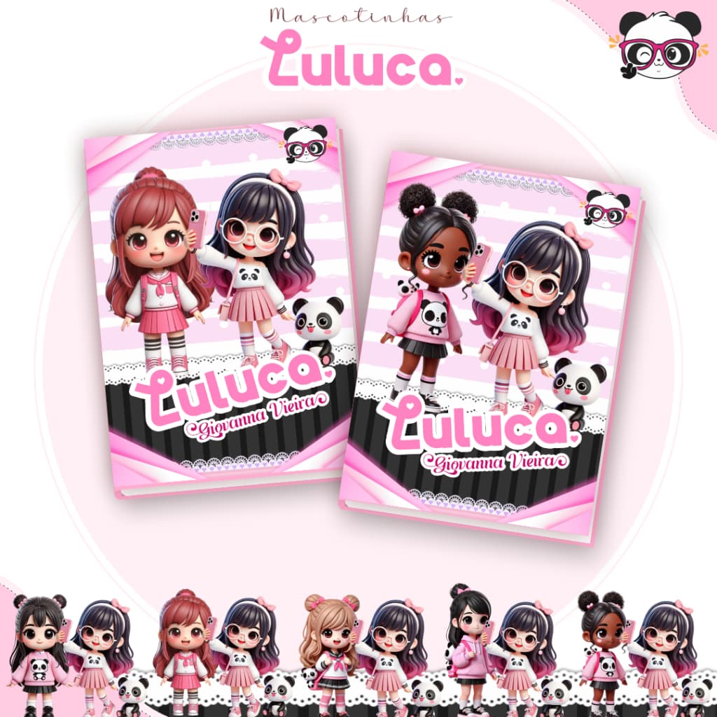 Cedernos e Agenda Escolar Capas Personalizadas com Mascotinha Temática