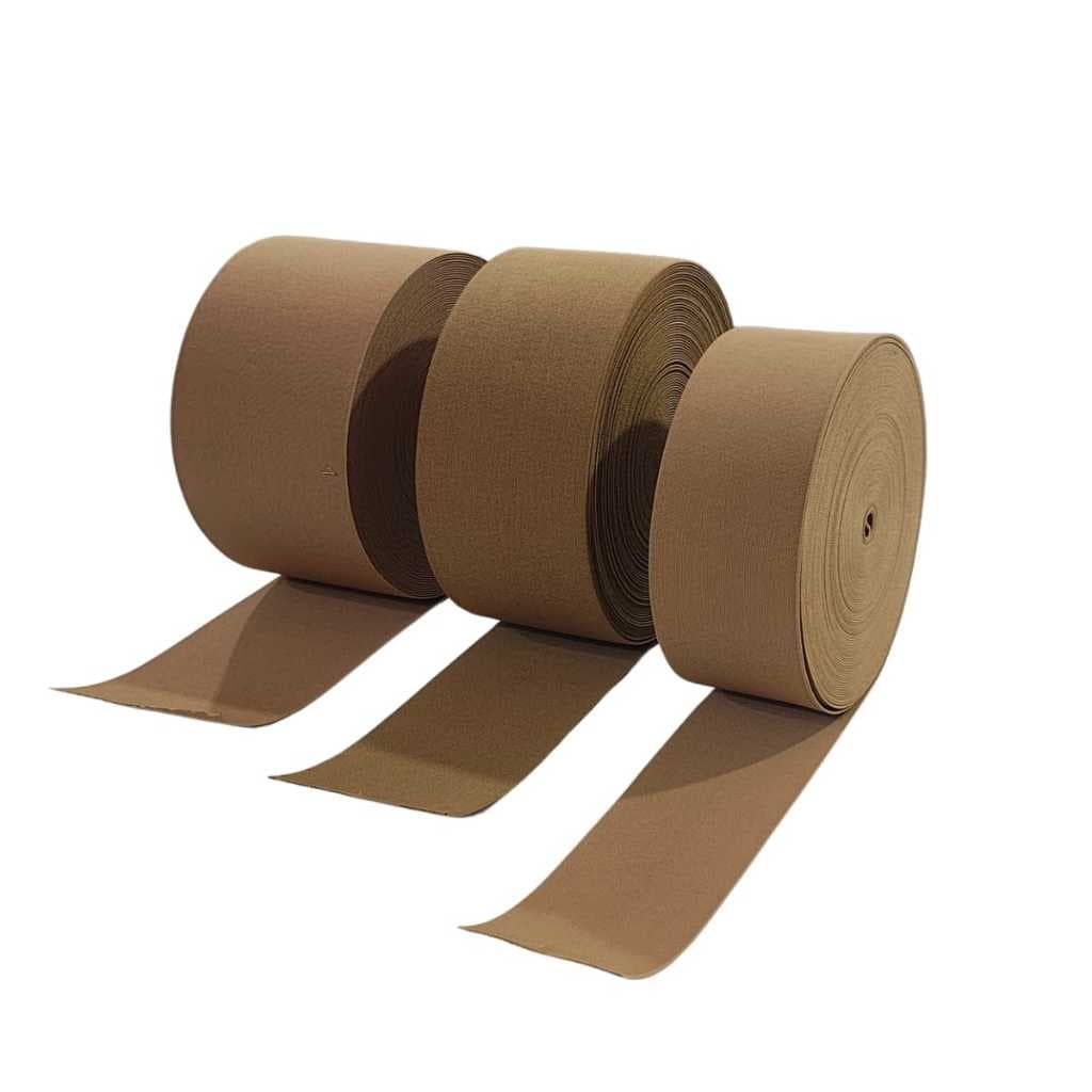 Elastico Super Reforçado Caramelo Ouro 8 10 ou 12 cm de largura escolha o Tamanho