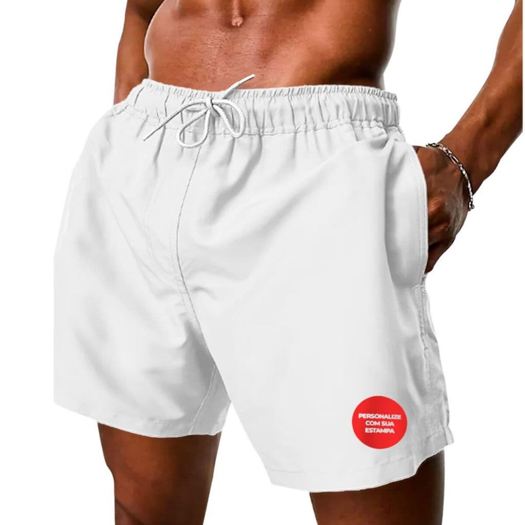 Kit 5 Short Tactel Elastano Personalizado