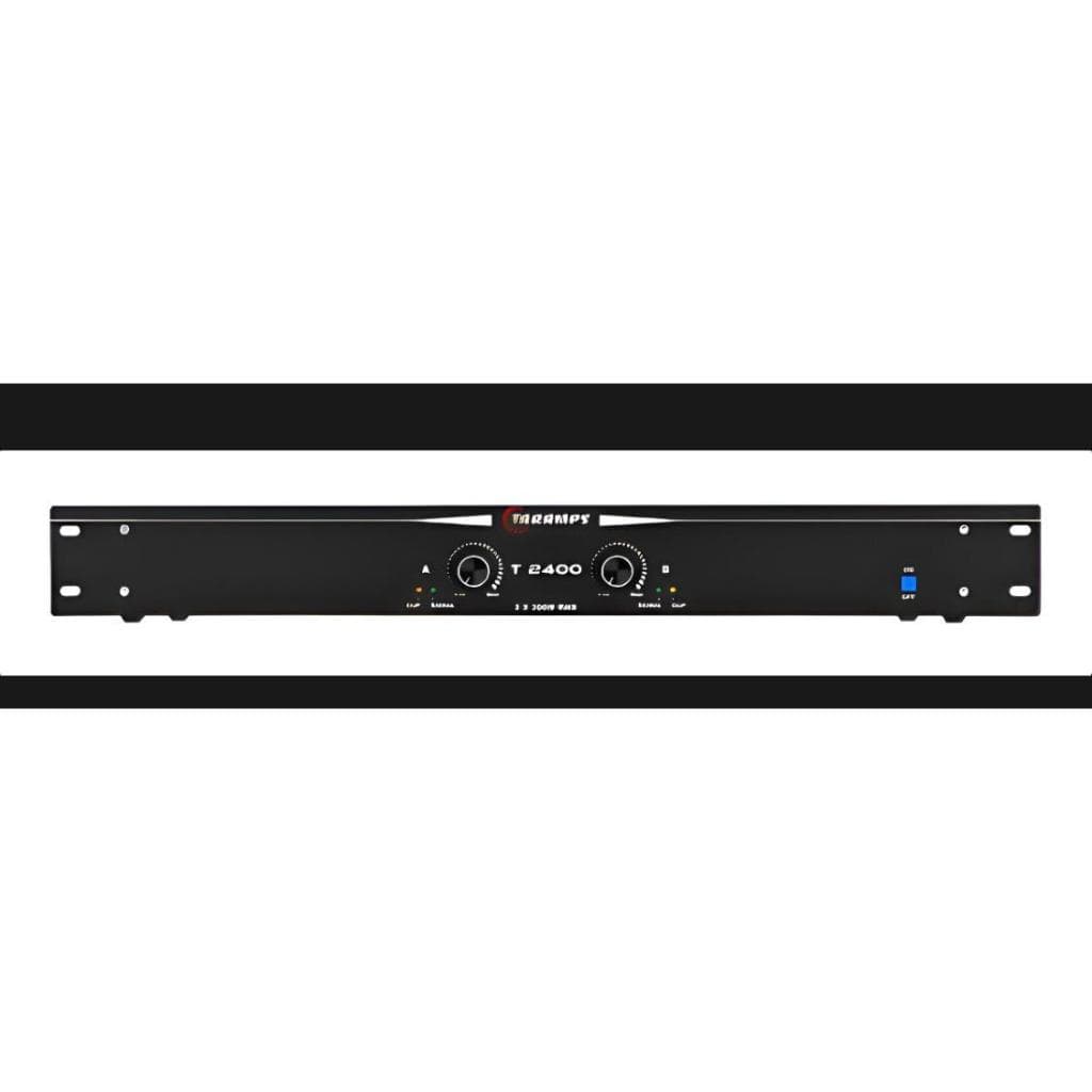 Amplificador Profissional T2400 400w Rms Receive Taramps Cor Preto Potência de saída RMS 400 W