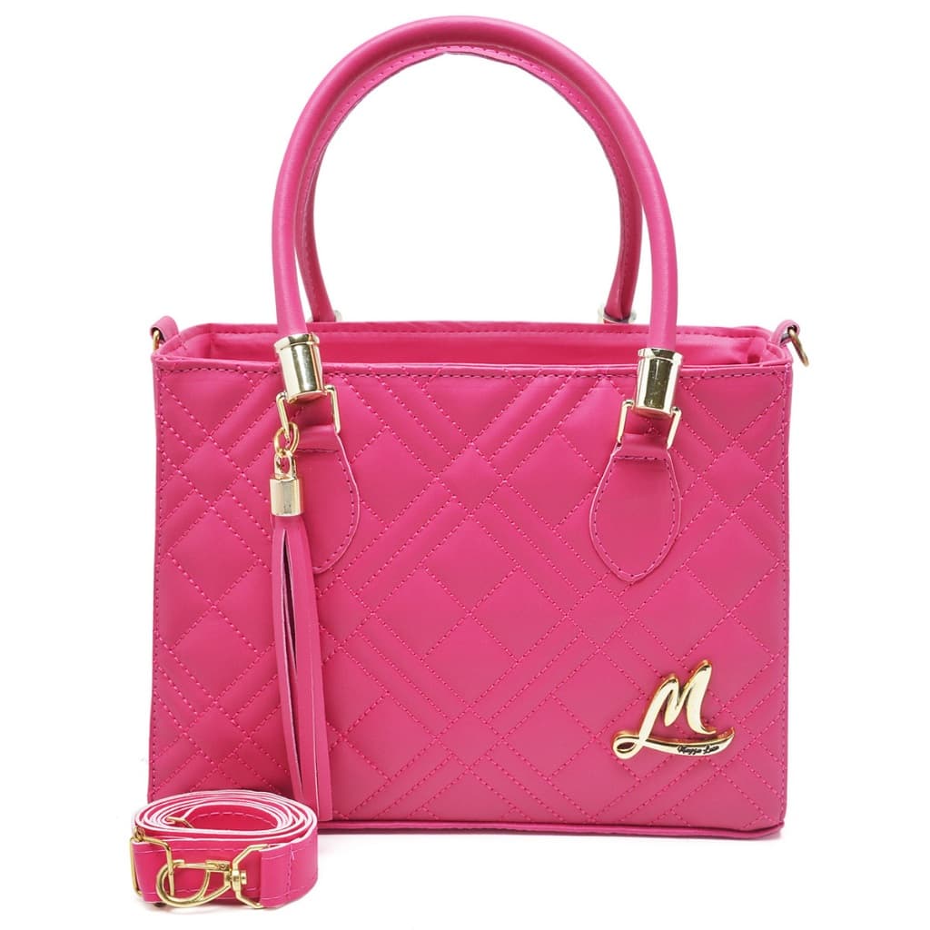Bolsa Feminina Transversal ML Media Bordado Lançamentos Luxo Letras.