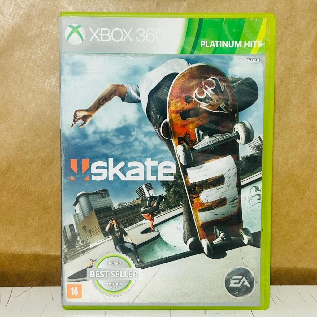 Skate 3 Mídia Física Original (Seminovo) para Xbox 360.